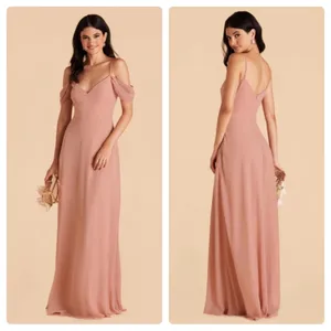 Birdy Grey Devin‎ Convertible Sleeveless Bridesmaid Dress in Dusty Rose Sz M NEW thumbnail 2