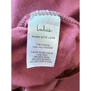 Lulus Raise a Glass Rusty Rose One-Shoulder Midi Dress Body Con Plum Size L thumbnail 5
