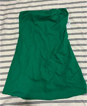 Pacsun green linen mini dress thumbnail 2