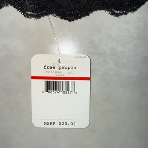 NWT $20 Free People Black Essential Lace Side-Boning Pullover Bandeau XS thumbnail 9