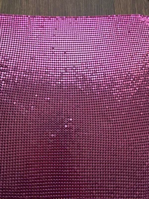 Women’s Pink Metal Sparkly Cowl Neck Backless Halter Crop Top thumbnail 3