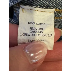 J Crew Jacket Women XXS Blue Indigo Classic Denim Button Front Jean Outdoor‎ thumbnail 10