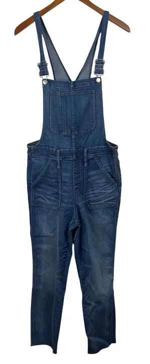 Madewell Skinny Overalls in Kemp‎ Wash Size Large thumbnail 1