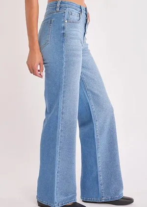Rue - Bling Out High Rise Stretch Straight Leg Denim thumbnail 3