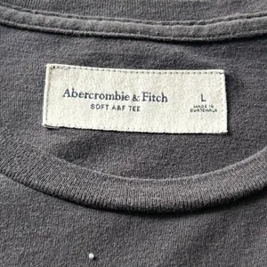 Abercrombie & Fitch #TEAMUP Graphic Tee | Soft Black Cotton T-Shirt | Size L thumbnail 3