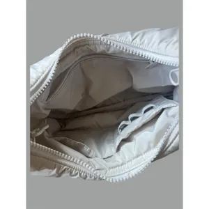 Dagne Dover Rider Crescent Puff Shoulder Bag in Moonbeam Cream Purse thumbnail 8