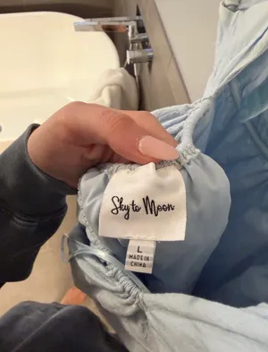 Stay the Moon Light Blue Baby Doll Dress thumbnail 3