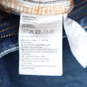H&M Wide Leg High Waist Blue Jeans Size 12 Medium Wash 1045459 8 thumbnail 4