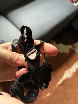 Black lingerie bodysuit size medium Almost looks like a cut Victoria's Secret tag!! thumbnail 3
