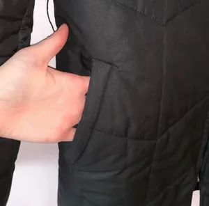 BCBGMAXAZRIA Black Down Filled Winter Coat Full Zip Puffer Jacket thumbnail 6