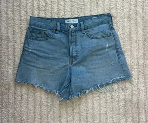 Aritzia denim shorts  thumbnail 1