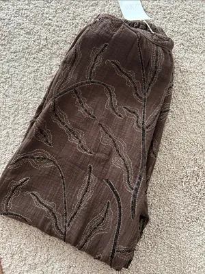Zara sequin balloon pants. thumbnail 4