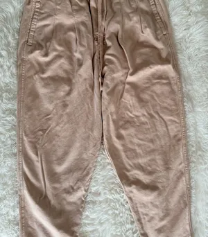 Free People Women’s Pinkish Tan Pants - Size Medium thumbnail 1