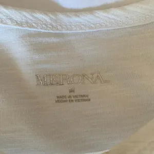 Merona Casual White T-Shirt with Pocket size M thumbnail 4