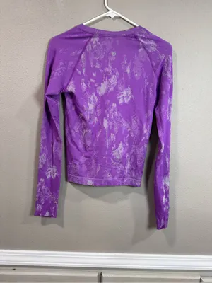 Lululemon Swiftly Tech Long Sleeve Shirt 2.0 Shadow Bloom Moonlit Magenta thumbnail 4