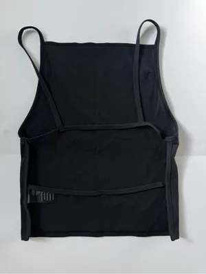 Urban Outfitters Open Back Apron Tank Top Black Medium NWOT thumbnail 4