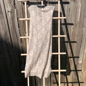 Poleci Women Lace Sheer Knee‎ Length Dress Small Ivory Lingerie Bodycon Dress thumbnail 7