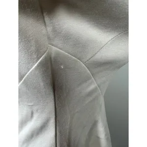 NWT LULUS Large Off Shoulder Short Sleeve Asymmetric Peplum Top White Zip Womens thumbnail 5
