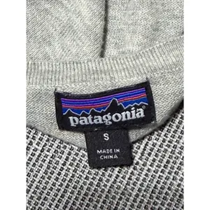 Patagonia Womens Gray‎ Heathered Long Sleeve Boat Neck Knit Top Sweater Size S thumbnail 5