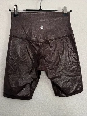 Lululemon Align High Rise Shorts Shine 4 thumbnail 3