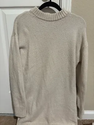 Long sleeve sweater dress thumbnail 2