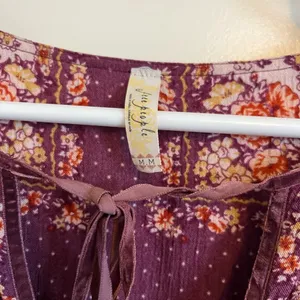 Free people Bridgette berry mini dress thumbnail 6