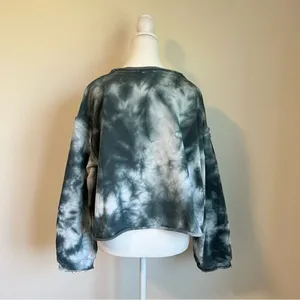 POL Tie Dye Cropped Oversized Sweatshirt Size Large thumbnail 6