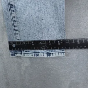 Wrangler Retro Slim Jeans Women 31x32 (31x28) Blue Acid Wash High‎ Rise Denim thumbnail 13