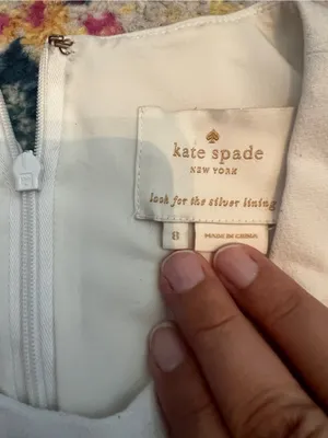 Kate spade black and white colorblock dress size 8 thumbnail 11