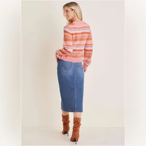 VENUS Bright Colors‎ Fair Isle Pattern Sweater thumbnail 8