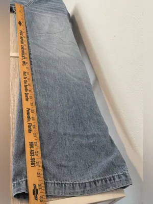 Judy Blue Featherweight Baggy Jeans High Elastic Waist Hemp Blend Wide Leg 11 thumbnail 6