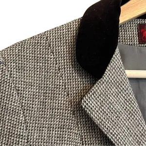 Vintage Peabody House Wool Blend Tweed Blazer Size S Equestrian Academia Preppy thumbnail 3
