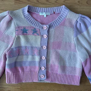 LoveShackFancy Bedford Cropped Cardigan Size Medium thumbnail 5