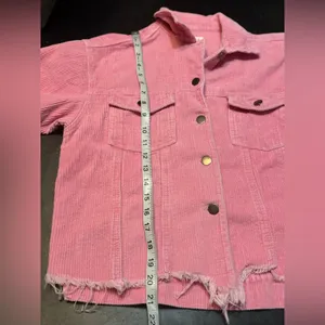 POL Pink Jacket Corduroy Style size Small thumbnail 10