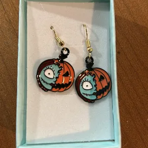 Halloween Pumpkin Earrings, new in box thumbnail 3