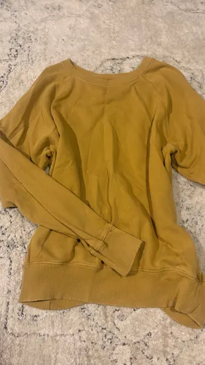 Aerie yellow oversized sweatshirt thumbnail 2