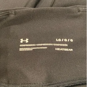 Under Armour HeatGear Pull On Compression Ankle Leggings Black Women's Large thumbnail 8