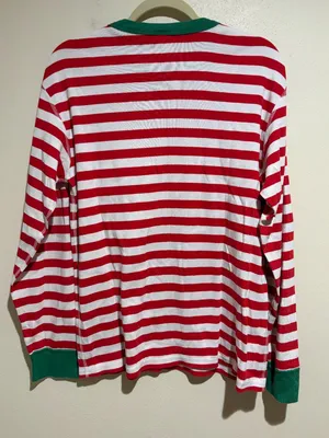 Hanna Andersson Women's Striped Christmas Holiday Long Sleeve & Pants Pajama Set thumbnail 13