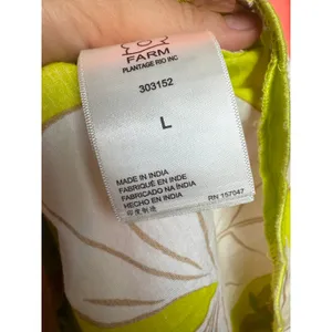 Farm Rio Neon Tiered Garden Midi Dress Sz. L thumbnail 7