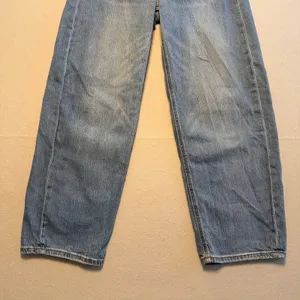 Quince Stretch Bella Stretch Barrel Jeans Atlantic Blue Organic Cotton Size 27 thumbnail 2