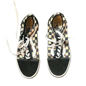 Vans Old Skool Checkerboard Skate Shoes Black Unisex Size 5.5 thumbnail 5