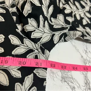 NWT By Anthropologie Popover Blouse Embroidered Applique Top Black‎ White Sz S thumbnail 7