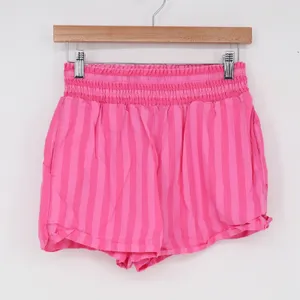 A New Day 2-Piece Set Womens XS Smocked Tube Top Striped Shorts Pink Excellent thumbnail 5