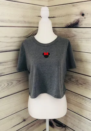 Disney Minnie Mouse Cropped Tshirt thumbnail 1
