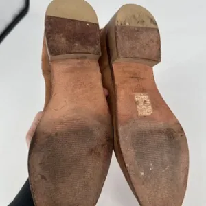 Free People Landslide Tan Bootie Ankle Boot Braided Leather Cutout Size 40‎ Tan thumbnail 10
