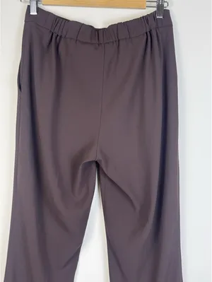 Aritzia Babaton Conan Pant Coffee Bean Brown Slim Straight Trousers Size 4 thumbnail 8