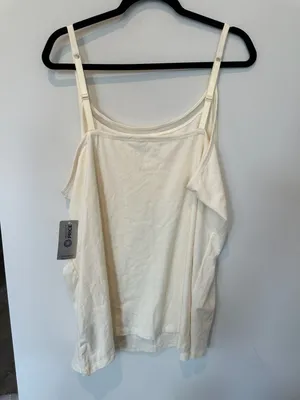 NWT Catherines Suprema Collection Tank Top Size 3X 26/28W Ivory CamisolE thumbnail 5