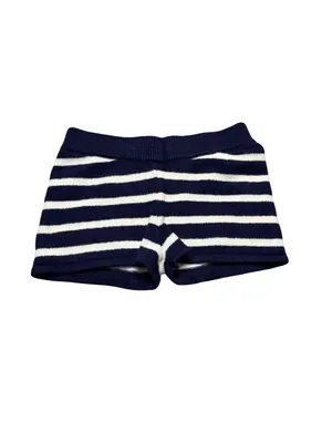 🌊‎ Daily Drills Knit Micro Shorts NWT Navy White Stripe M/L Sold Out 🌊 thumbnail 4