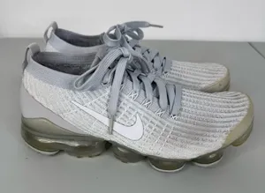 Nike Air Vapormax Flyknit 3 Pure‎ Platinum Shoes Size 8 thumbnail 1