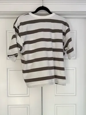 AYR The Practice Tee Stripe Dime Knit, XL thumbnail 3